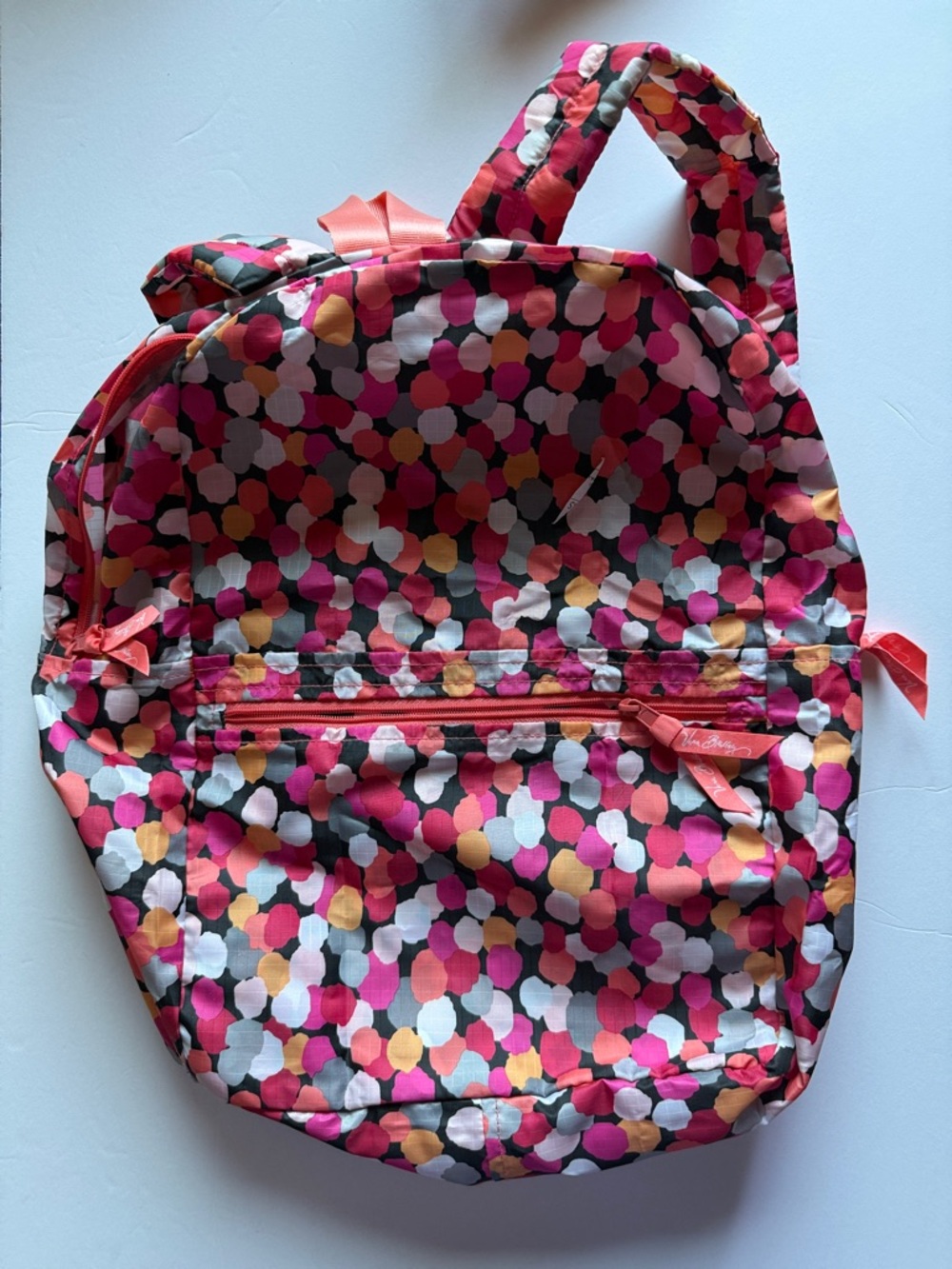 Vera Bradley Confetti Patterned Women's Backpack NEW!